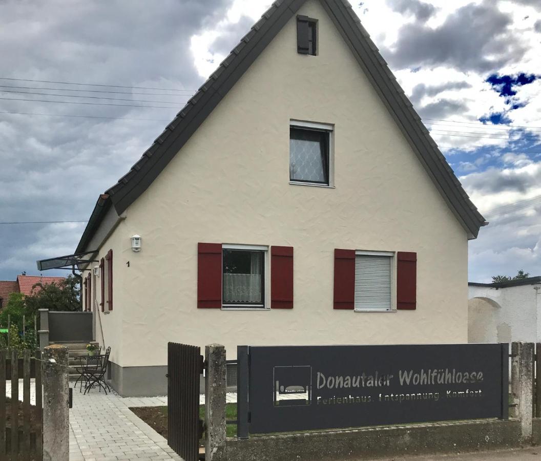 Ferienhaus Bei Lauingen, Mit Sauna Und Gartenlounge Veitriedhausen Exterior foto